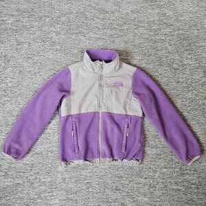 THE NORTH FACE Girls/Juniors Sz S (7/8) Denali Warm Heavy Fleece Jacket Purple